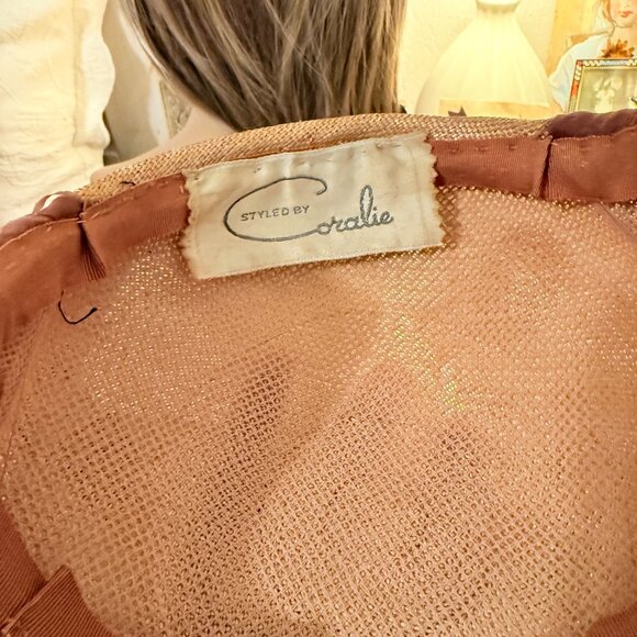 1950's Fascinator hat by Coralie - Picture 7 of 17